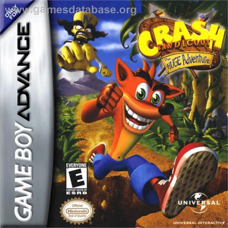 Cover Crash Bandicoot - The Huge Adventure for Game Boy Advance